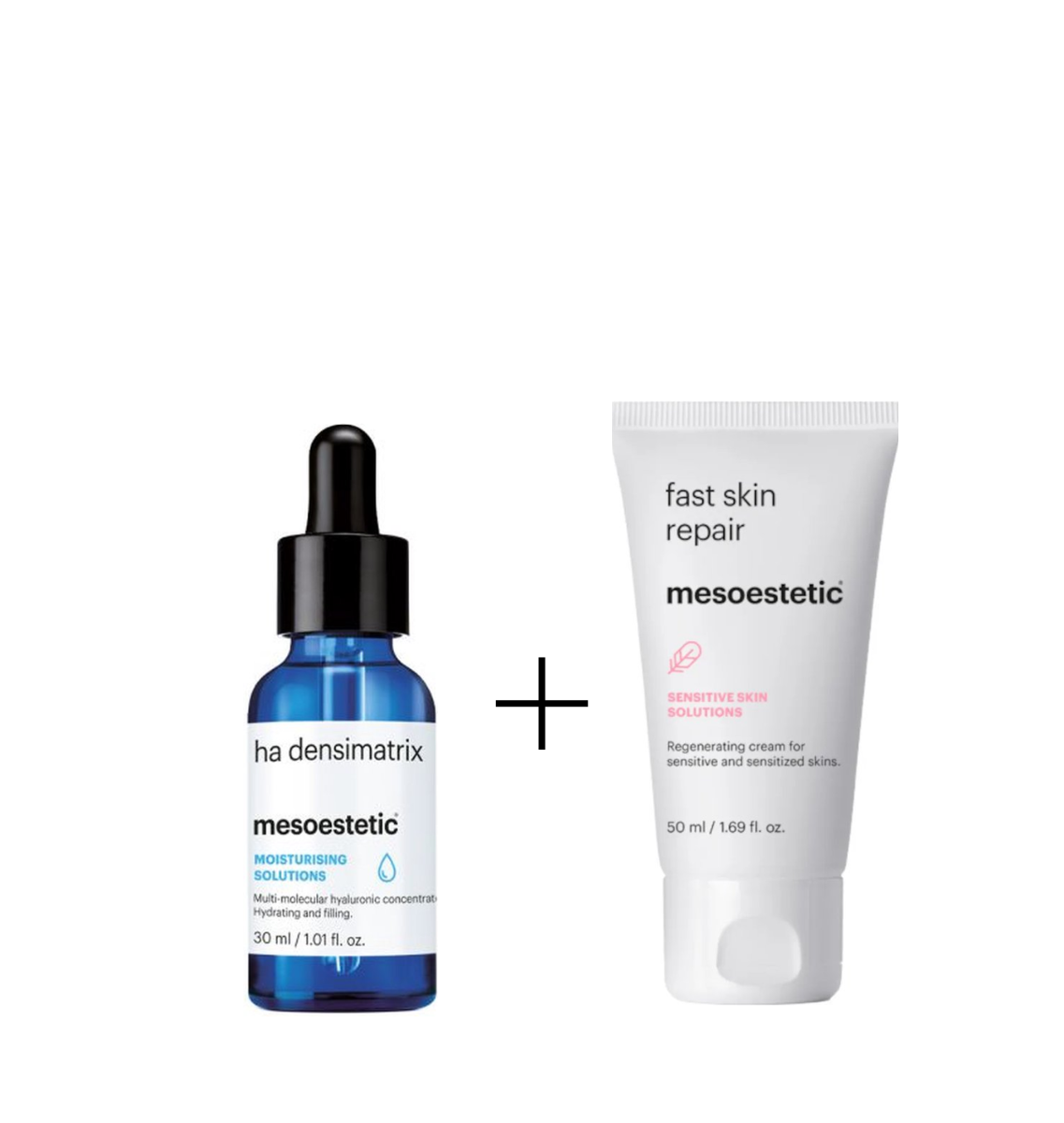 Mesoestetic HA Densimatrix & Fast Skin Repair – Hydratatie en Huidherstel voor Gevoelige Huid