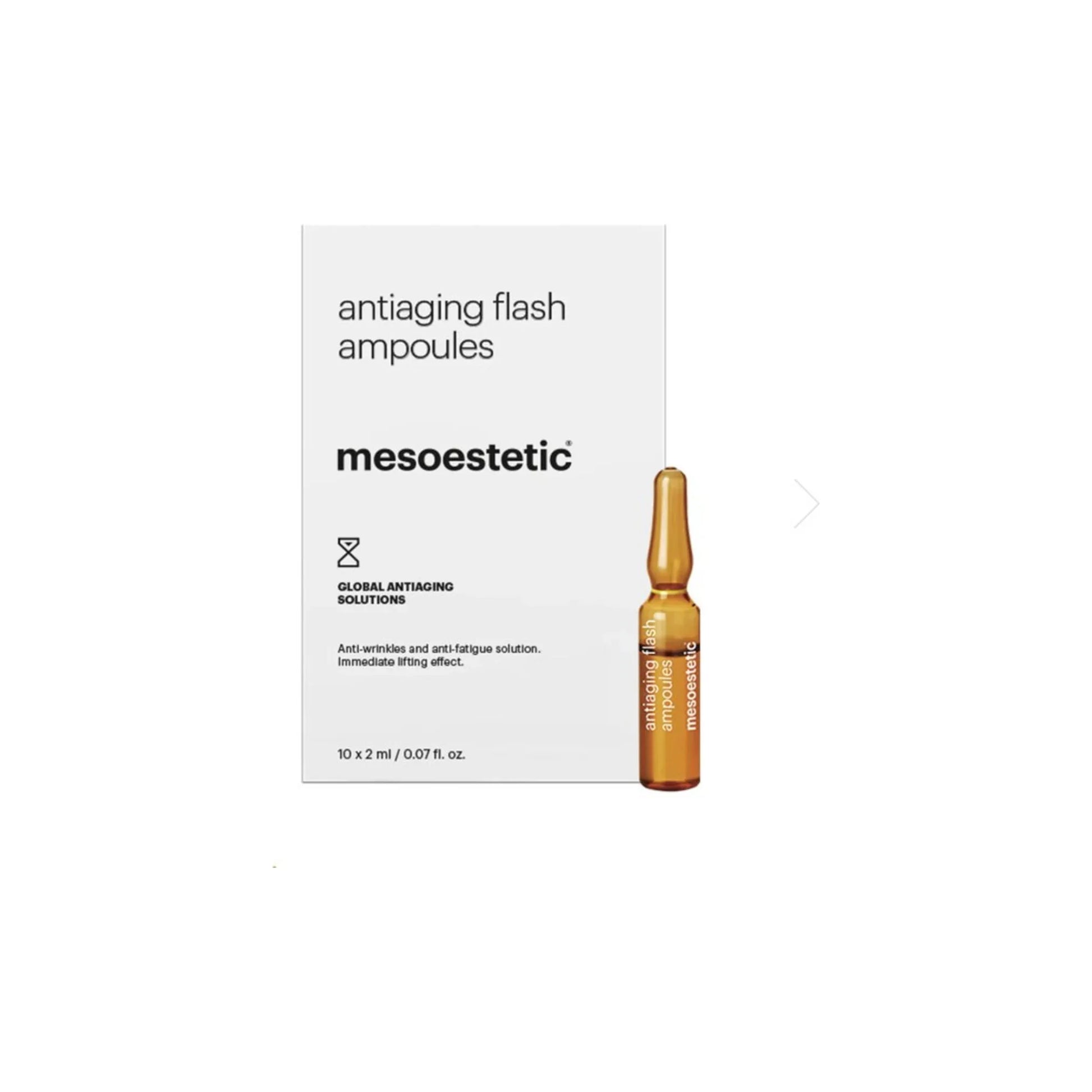 Mesoestetic antiaging flash ampoules