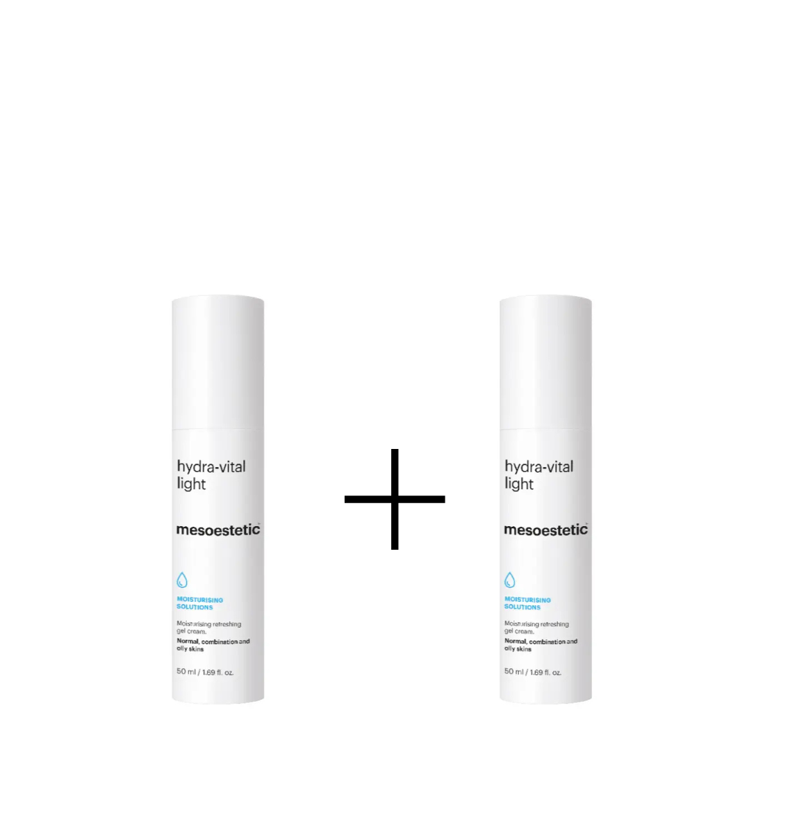 Mesoestetic Hydra Vital Light Double Pack – Intensieve Hydratatie voor Normale en Gecombineerde Huid