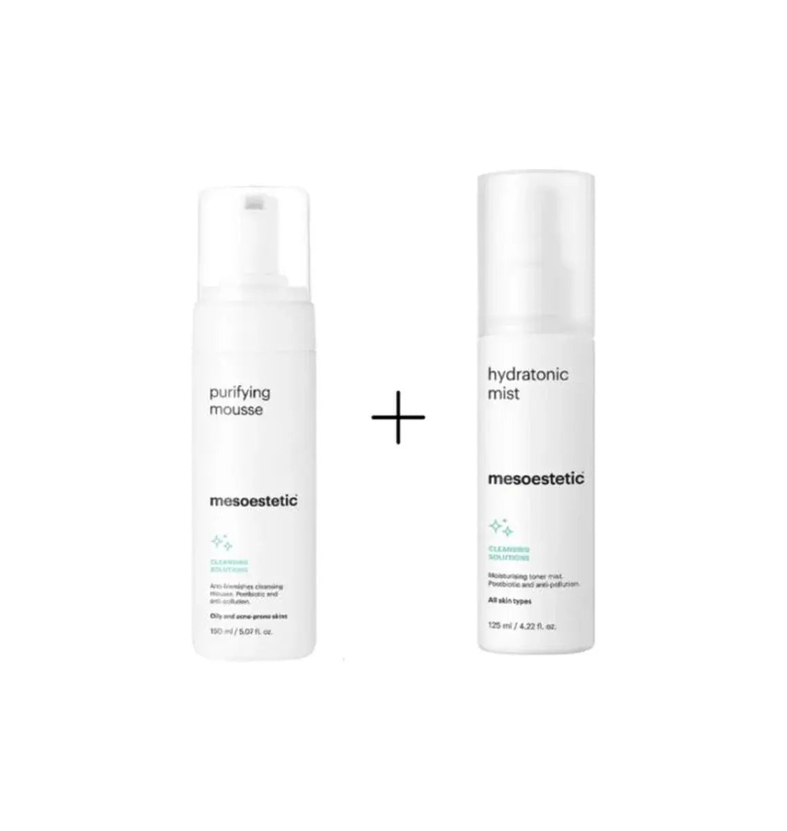 Mesoestetic Duo Set | purifying mousse + hydratonic mist